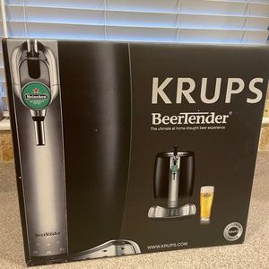 Original New in box Krups Beer Tender ice cold mini beer kegs Heineken coors